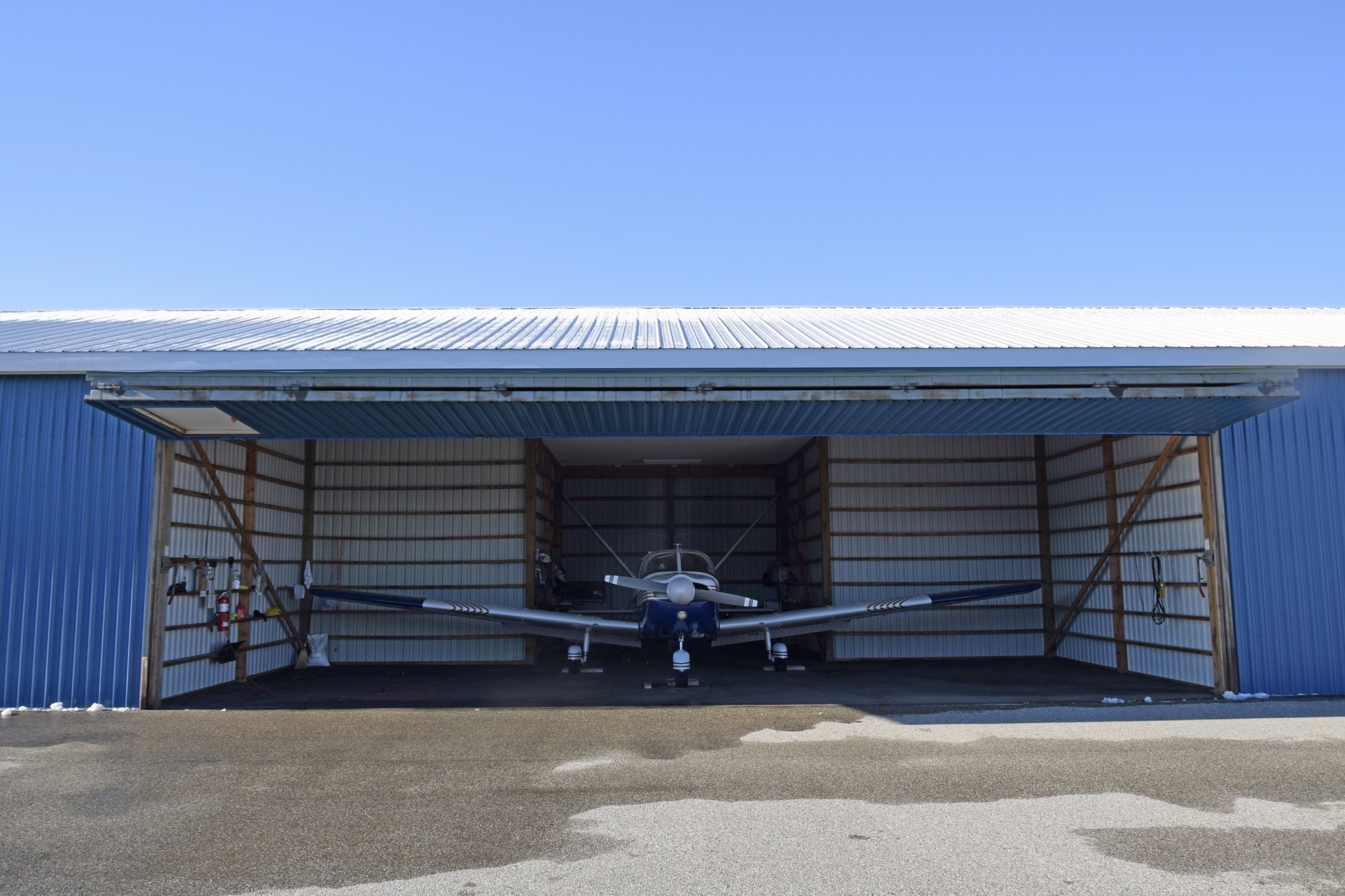 Hangar exterior
